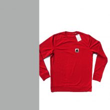 Gentlemens sweater biologisch rood