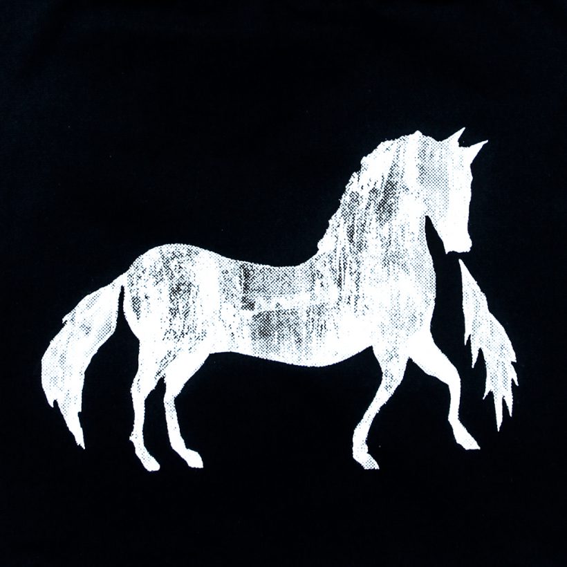 Gerecyclede tas horse black Tassen Gerecyclede tas horse black Tassen