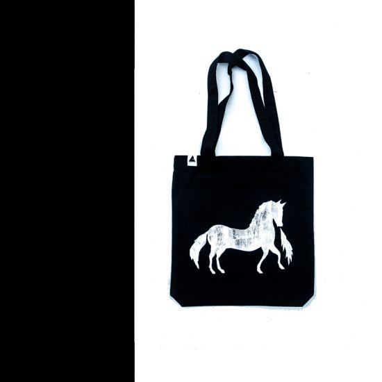 Gerecyclede tas horse black Tassen Gerecyclede tas