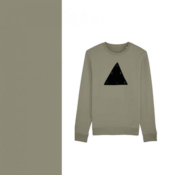 bio sweater leger groen