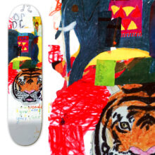 a tiger skateboard