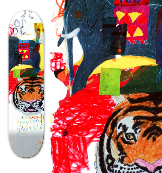 Tiger skateboard 8.375 8.375 a tiger skateboard